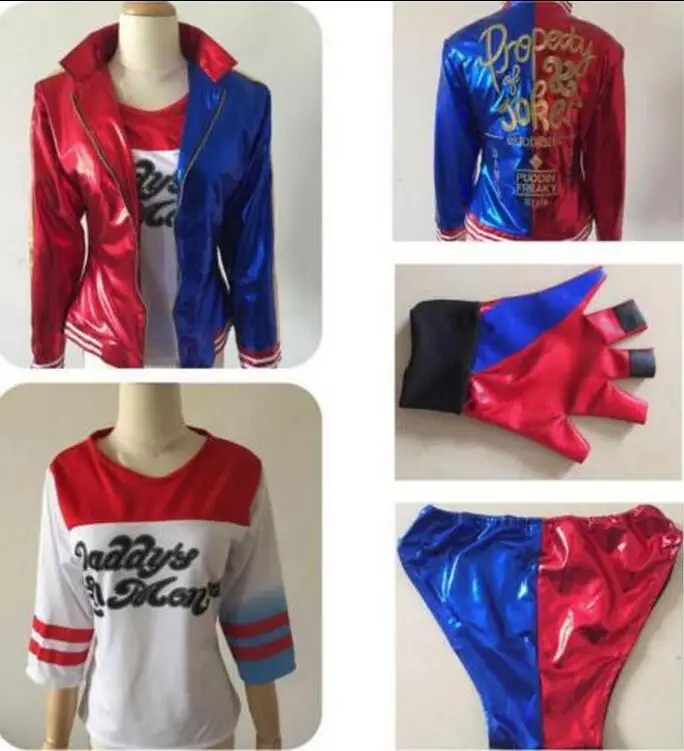 Aliexpress.com : Buy Harley Quinn Suicide Squad Jacket Costume Cosplay Movie Halloween Batman 