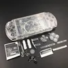 E-house Clear White Color replacement Housing Shell for PSP3000 PSP 3000 Game Console Shell Cover Case with Buttons ► Photo 3/6