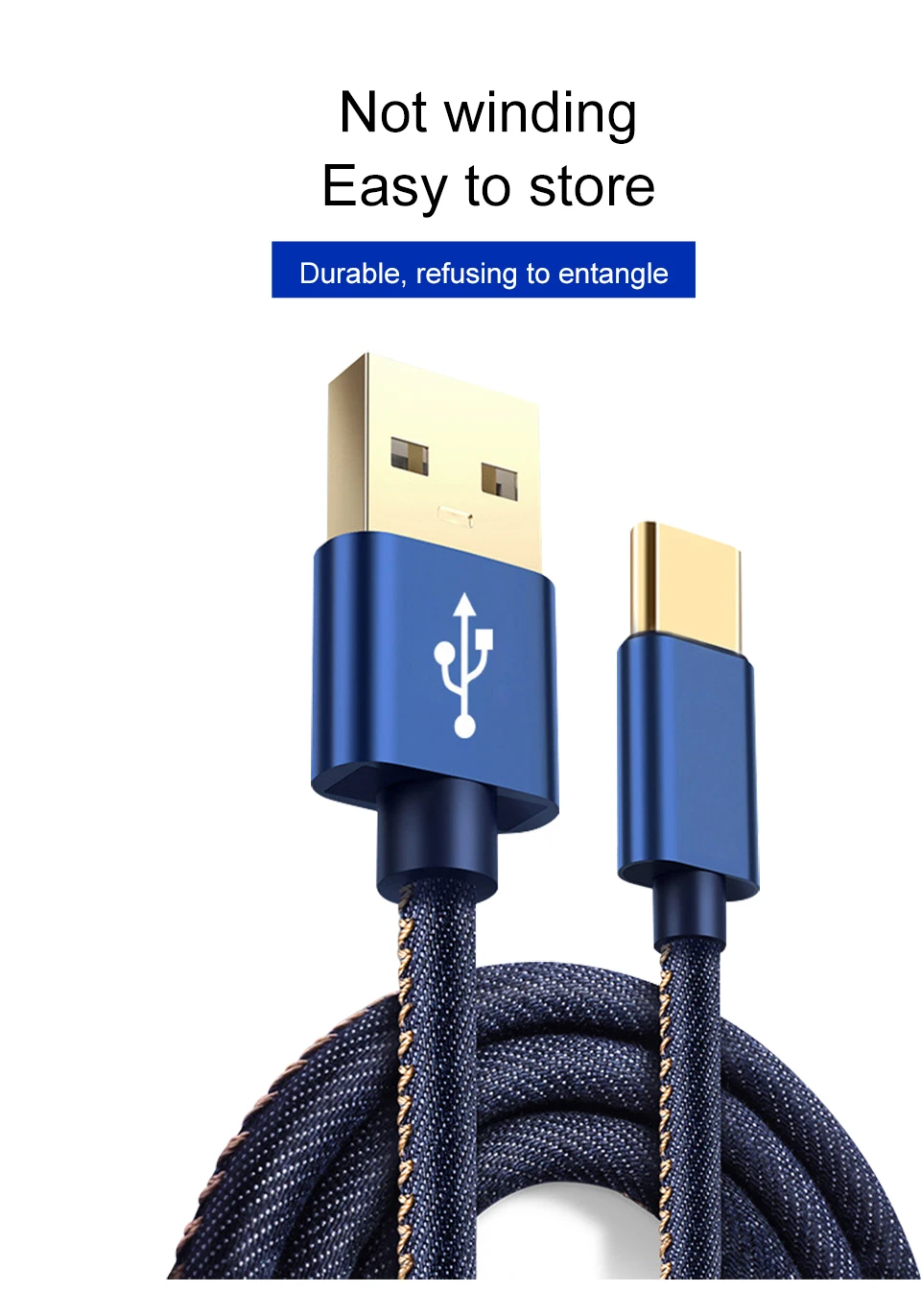 Cowboy Braided Gold-plated Plug Fast Charge Data Cable Micro USB Type C Cables For Samsung Sony Xiaomi Huawei usb Charger (13)
