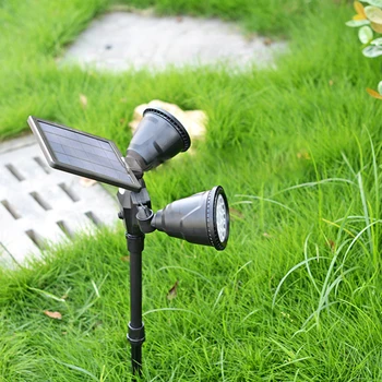 

Sloar Super 7 Color Angle Adjustable Bright Environment Friendy Lawn Light Light Control Wall Light For Garden Park Villa