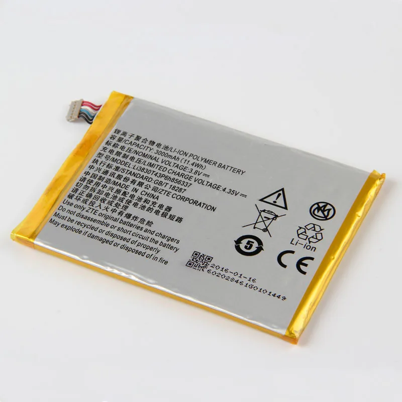 Li3830T43p6h856337 телефон батарея для zte Blade S6 Lux Q7/-C G719C N939St V5 Pro N939ST N939SC N939SD