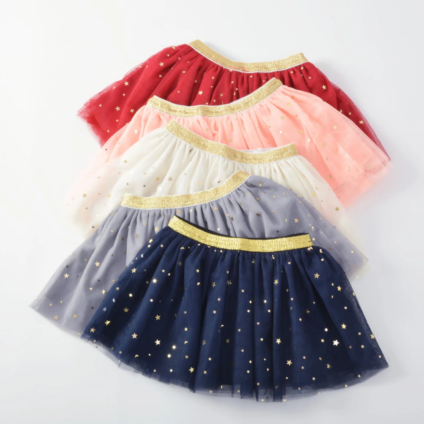 

2019 Fashion Baby Kids Girls Princess Stars Sequins Dance Ballet Tutu skirts tule skirt girls children performance tutu skirt