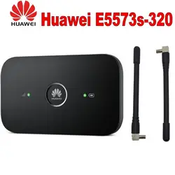 Разблокированный huawei e5573 E5573bs-320 E5573S-320 дать 2 антенна 4 аппарат не привязан к оператору сотовой связи Wi-Fi маршрутизатор 3g 4g, Wi-Fi беспроводная