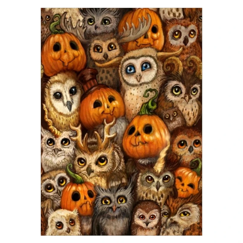Halloween 5D Full Diamond Painting DIY Embroidery Cross Stitch Home