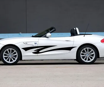 

Car Z style Racing Stripes 70'' Door Decals for Z4 Vinyl Graphics Motor Side sticker ZC549