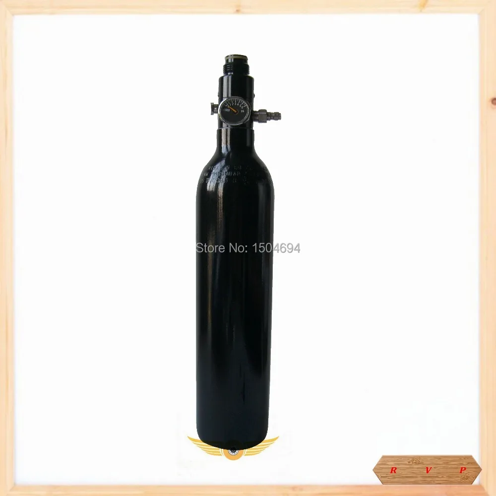 New0.5L PCP Paintball High Pressure Air Tank 3000psi Regulator 4500psi