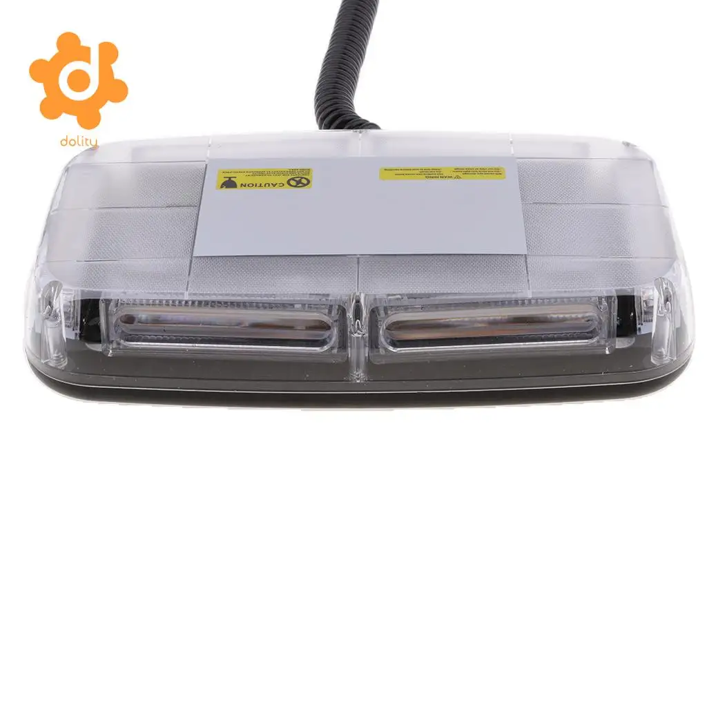 Car Truck Roof Top Emergency Warning Flash LED Strobe Light Magnetic Base