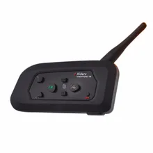 Vnetphone Motorcycle Bluetooth Helmet BT Intercom V4C 1200M Referee Headset Wireless Interphone Full Duplex Walkie Talkie 2PCS