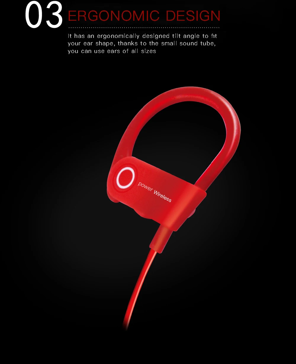 Bluetooth Headphones Stereo Bass Headset Earbuds Wireless Sport Headset Bluetooth 5.0 Headphones Wireless Neckband Headphone (7)