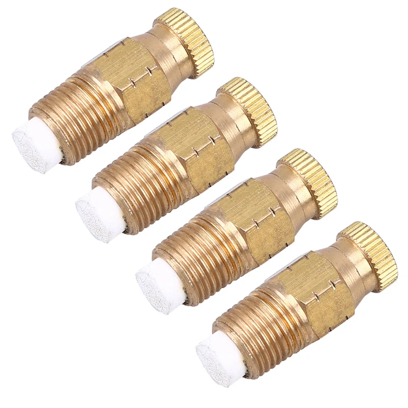 Gold 1/8" Mist Sprinkler Head Spray Misting Nozzle Garden Farm Irrigation System