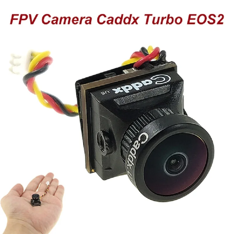 FPV камера Caddx Turbo EOS2 1200TVL 2,1 мм 1/3 CMOS 16:9 4:3 Мини FPV камера Micro Cam NTSC/PAL для RC FPV Дрон