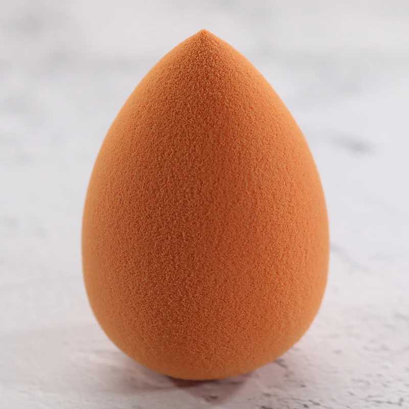 

40*60MM New Orange Makeup Cosmetic Puff Soft Sponge Smooth Foundation Contour Blending Puff For Beginners DX300
