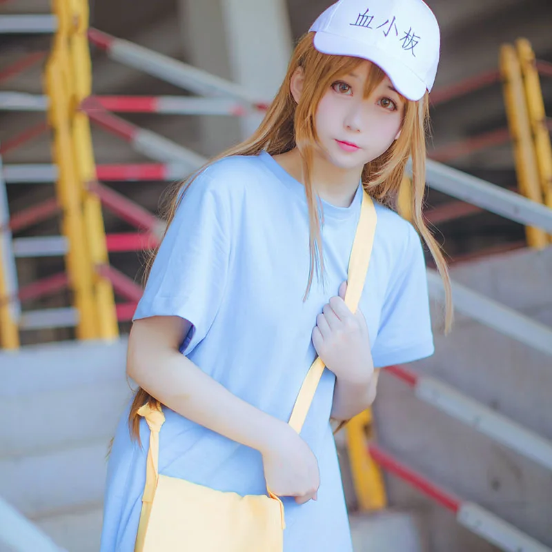 Костюм для косплея аниме Hataraku Saibou женская одежда полный комплект длинная рубашка