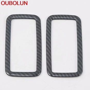 

OUBOLUN For Volkswagen Tiguan MK2 2017 2018 2019 Rear Roof Top Reading Light Lamp Sticker Cover Trim Interior Accessories ABS