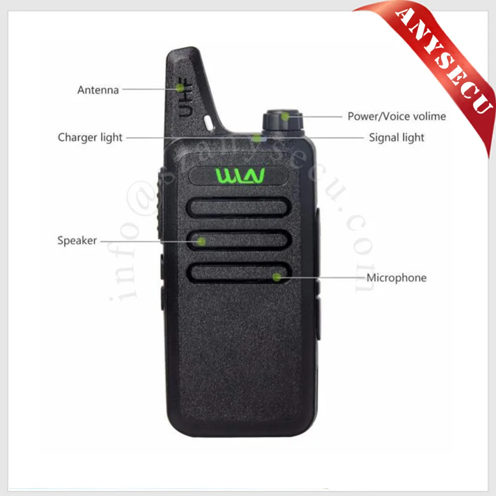 WLN KD-C1 иди и болтай Walkie Talkie UHF 400-470 МГц 5 Вт Мощность 16-канальный видеорегистратор мини-портативный приемопередатчик с настольная Зарядная