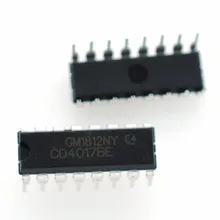 10 pçs/lote CD4017 CD4017BE DIP16 CD4017B DIP NOVO IC dip-16
