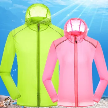 

Outdoor Ultra-thin Waterproof Breathable uv protection shirt Quick Drying Hiking Climbing Zipper shirts