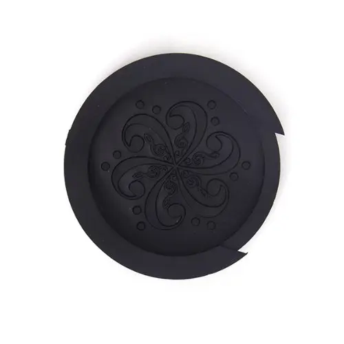 

2 PCS of (Acoustic Guitar Soundhole Cover Screeching Halt Rubber--Black)