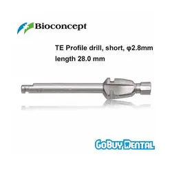 Straumann совместимые стоматологические инструменты для имплантации TE профиль дрель, D 2,8, RN, L 28,0