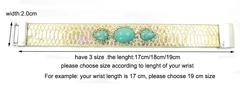 Кожаные браслеты wellmore с камнями в форме капли воды, магнитные браслеты, Есть 3 размера, богемные браслеты для женщин