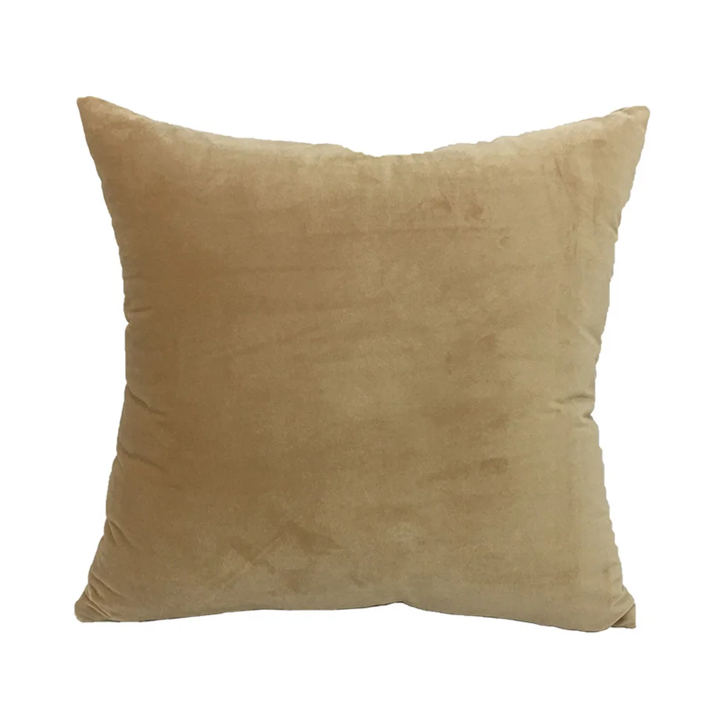 

Fashion Delicate Breathable Pure Color Fine Velvet Pillow Case