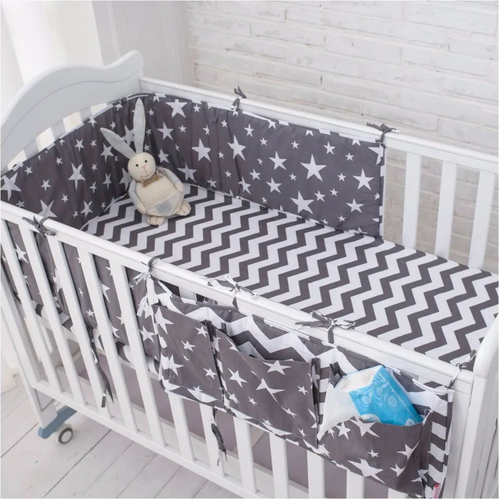 Grey Star Bedding Set,Multi functional Baby Safe Sleeping ...