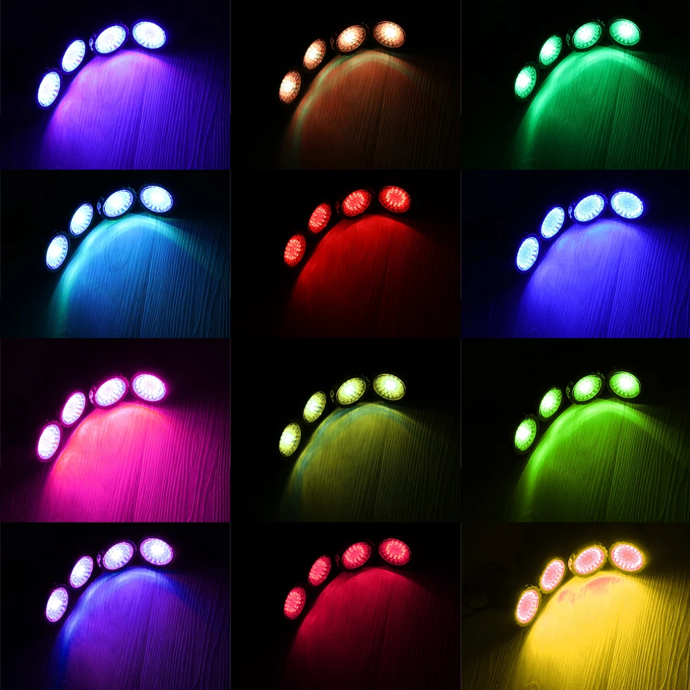 4 шт./компл. RGB садовый Точечный светильник 10 Вт IP65 уличный Светодиодный точечный