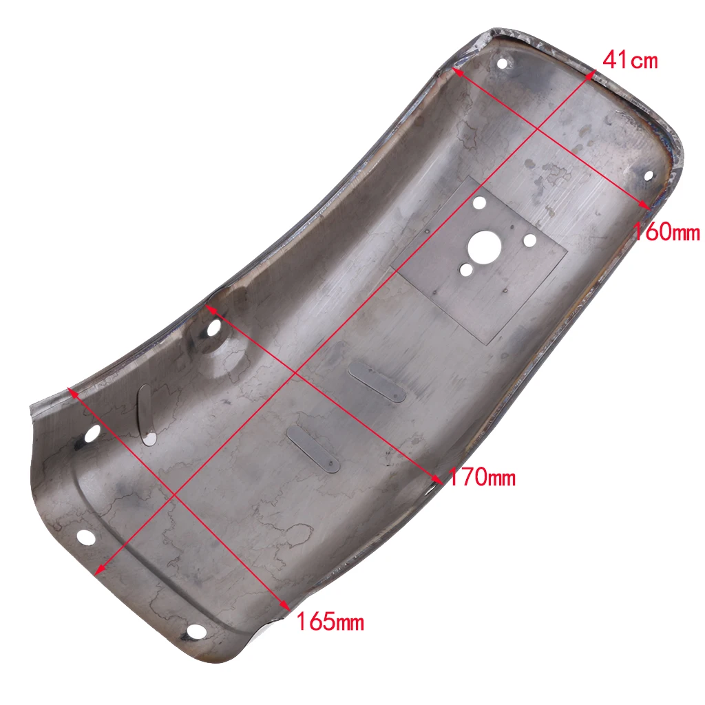 New Stainless Steel Chrome Rear Mud Sand  Motorcycle Splash Guard For Honda CN125 Mudguard Fairing Mug Guard Covers 