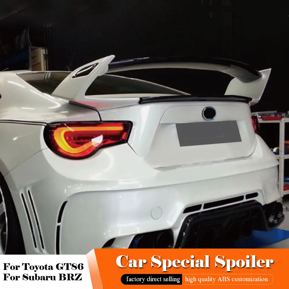 Для Toyota GT86 для Subaru BRZ спойлер из углеродного волокна автомобильный Стайлинг абс