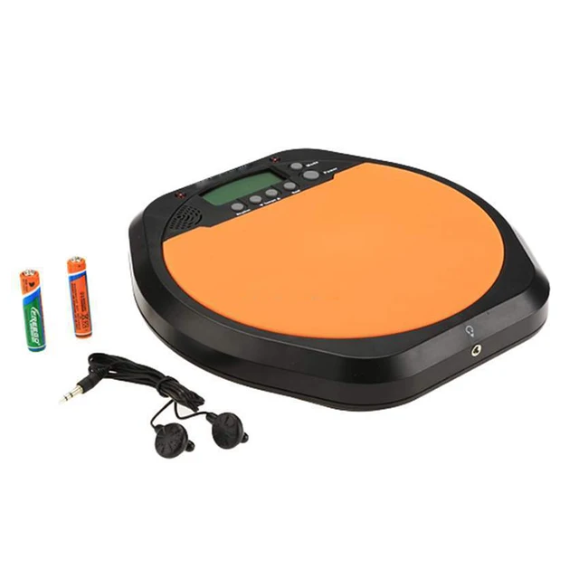Digital Drummer Training Practice Drum Pad Metronome with Earphone