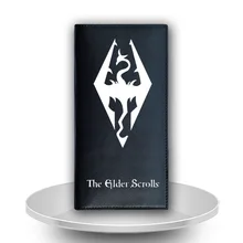 Высокое качество Новинка The Elder Scrolls TES игровой принт Мужской Длинный кошелек полиуретановый кожаный унисекс короткий кошелек модный ID держатель для карт