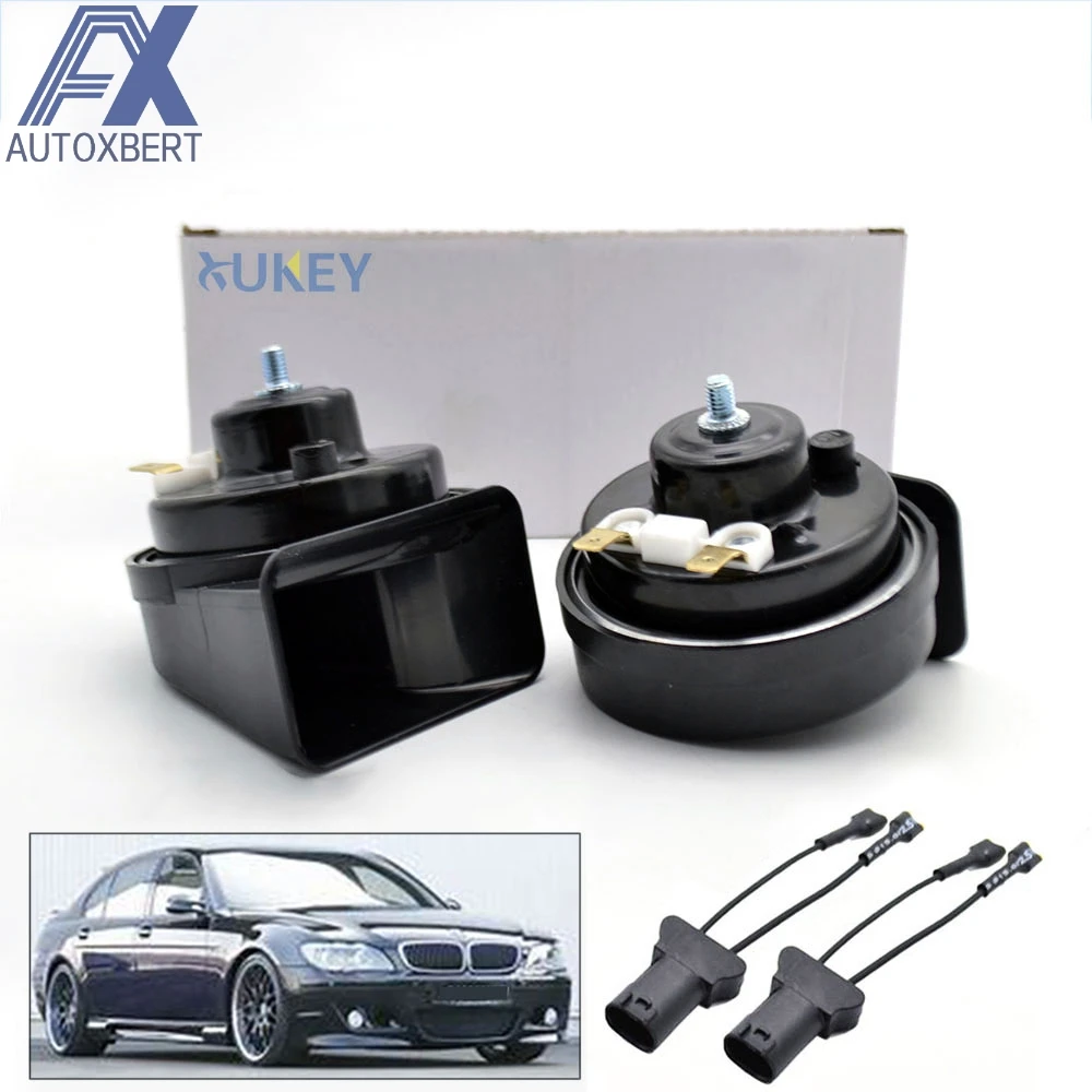 

Auto Snail Horn 125db Waterproof High Low Pitch For BMW E65 E66 E67 E68 730i 735i 740i 745i 750i 760i 2007 2006 2005 2004 2003