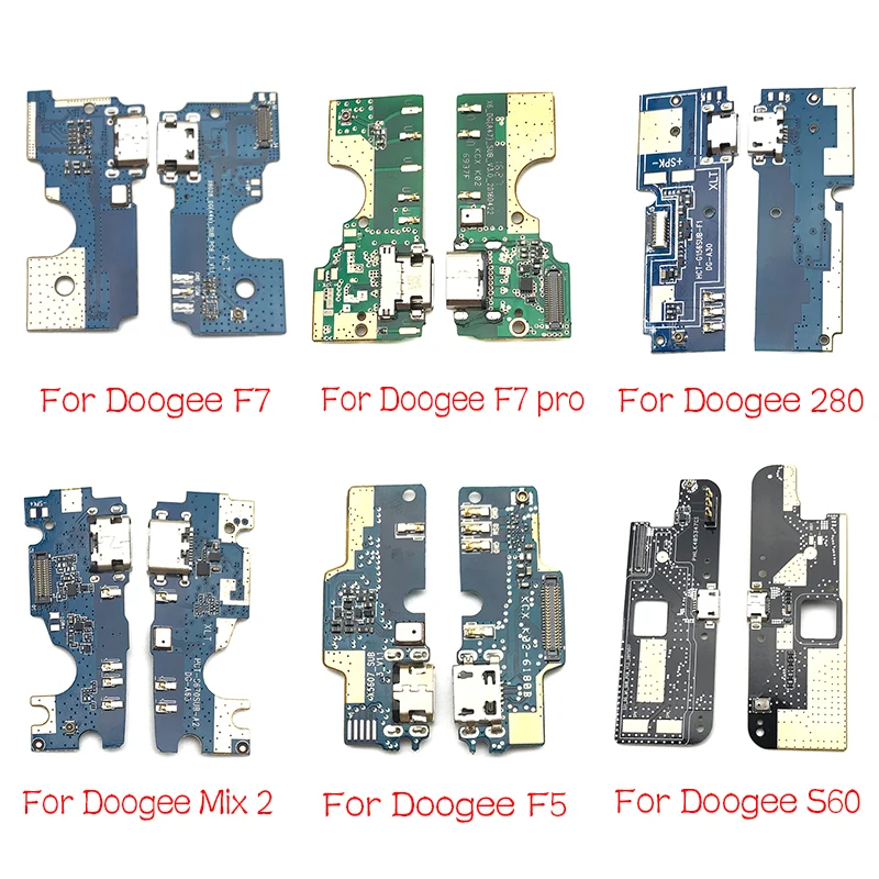 USB порт зарядки разъем док-станции Плата для зарядки гибкий кабель для Doogee DG280 F5 S60 X10 X20 X30 X60L Y8 F7 Pro Mix 2