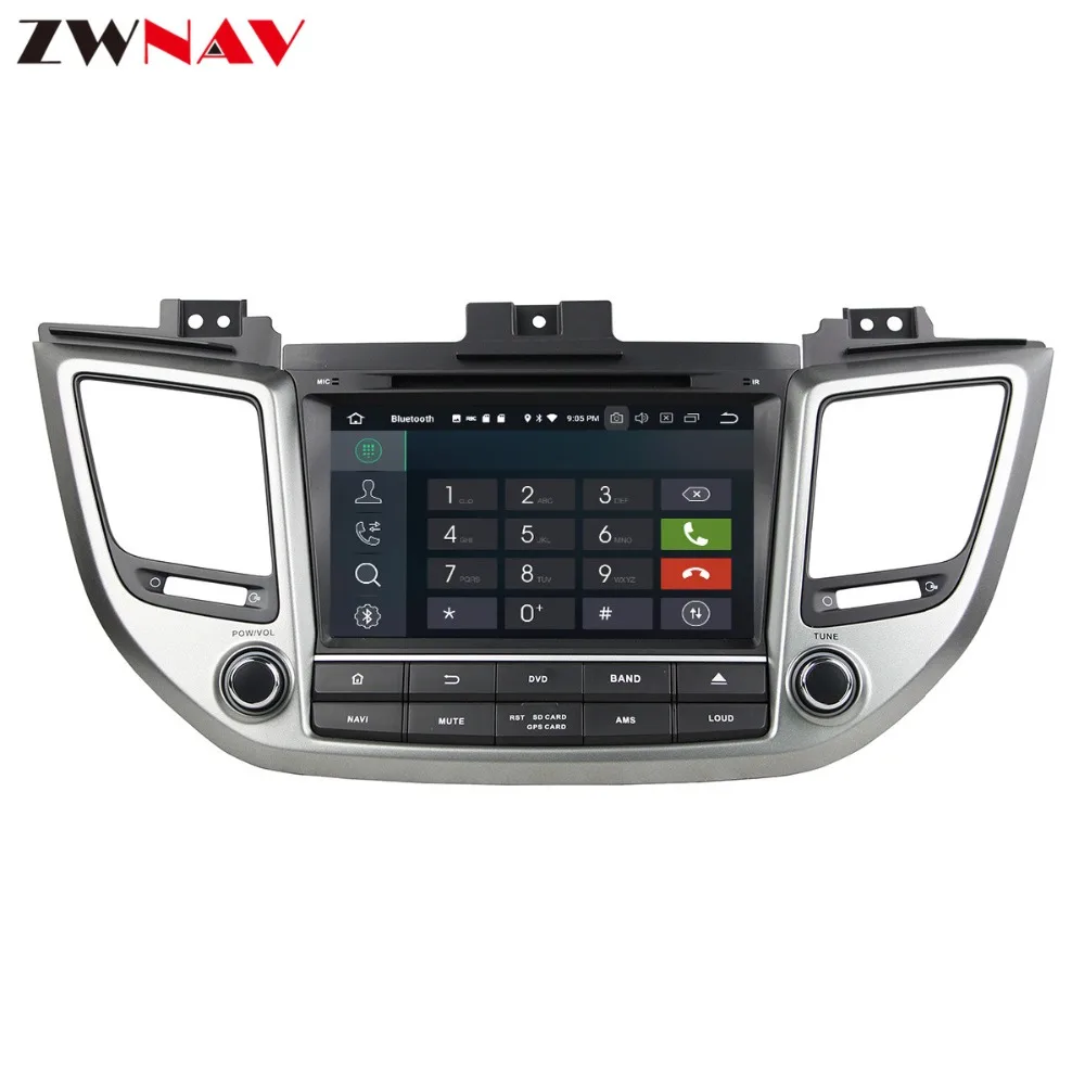 Flash Deal 8 inch Car CD no DVD player Android 8.0 Car GPS navigation for HYUNDAI TUCSON / IX35 2015 radio mirror video player 2