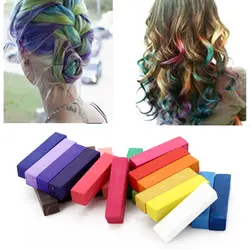 Новый мелок для волос s многоцветные на выбор временные цветной мелок одноразовые наращивание волос краситель мел 24 шт