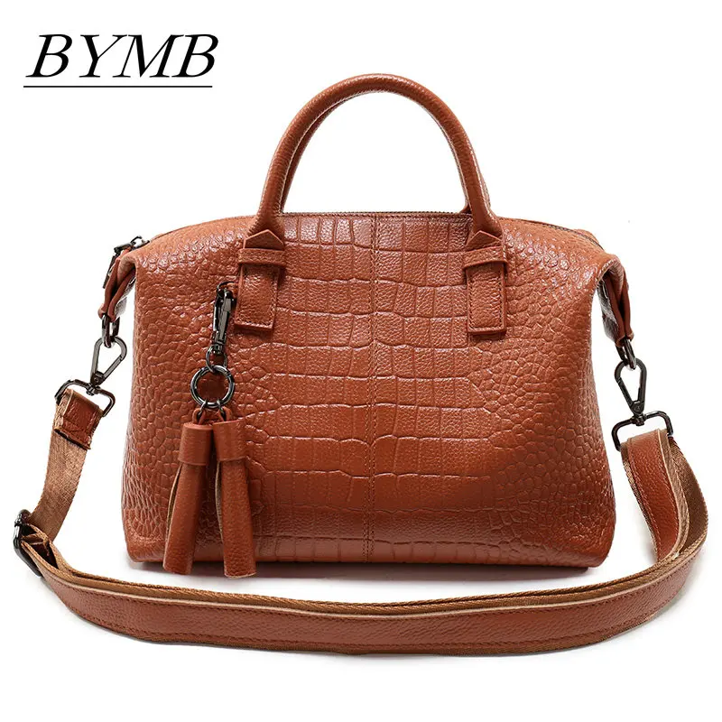 

2017 brand handbag women 100% genuine leather bag serpentine female hobos shoulder bags high quality leather tote bag