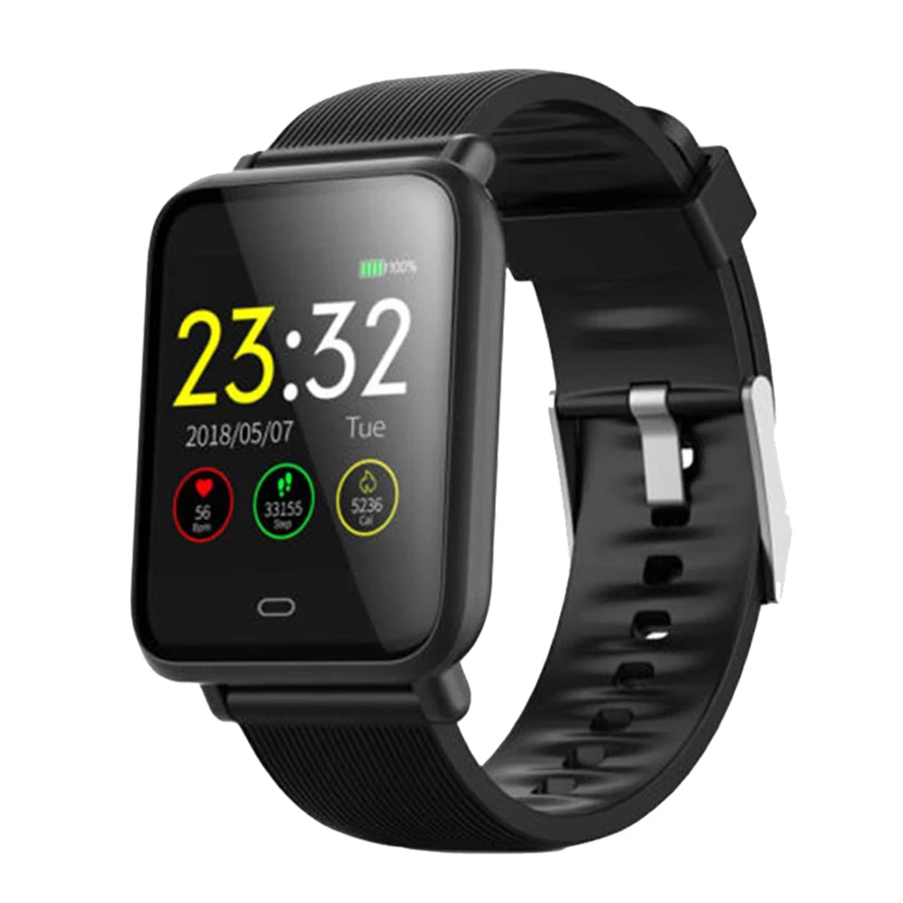 

Q9 Smartwatch IPX67 Waterproof Sports For Android IOS With Heart Rate Monitor Blood Pressure Functions Smart Watch