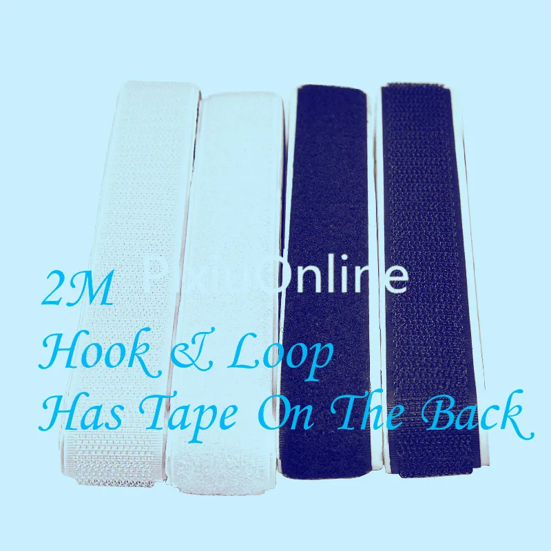 25mm Button Zip Replacement Substitute 2.5 Metres Of Hook And Loop Tape