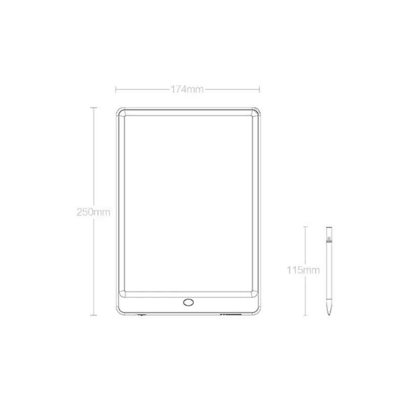 Xiaomi Mijia Wicue 1" Детский почерк, светодиодный коврик для рисования, расширяющийся, детская идея, портативный с батареей