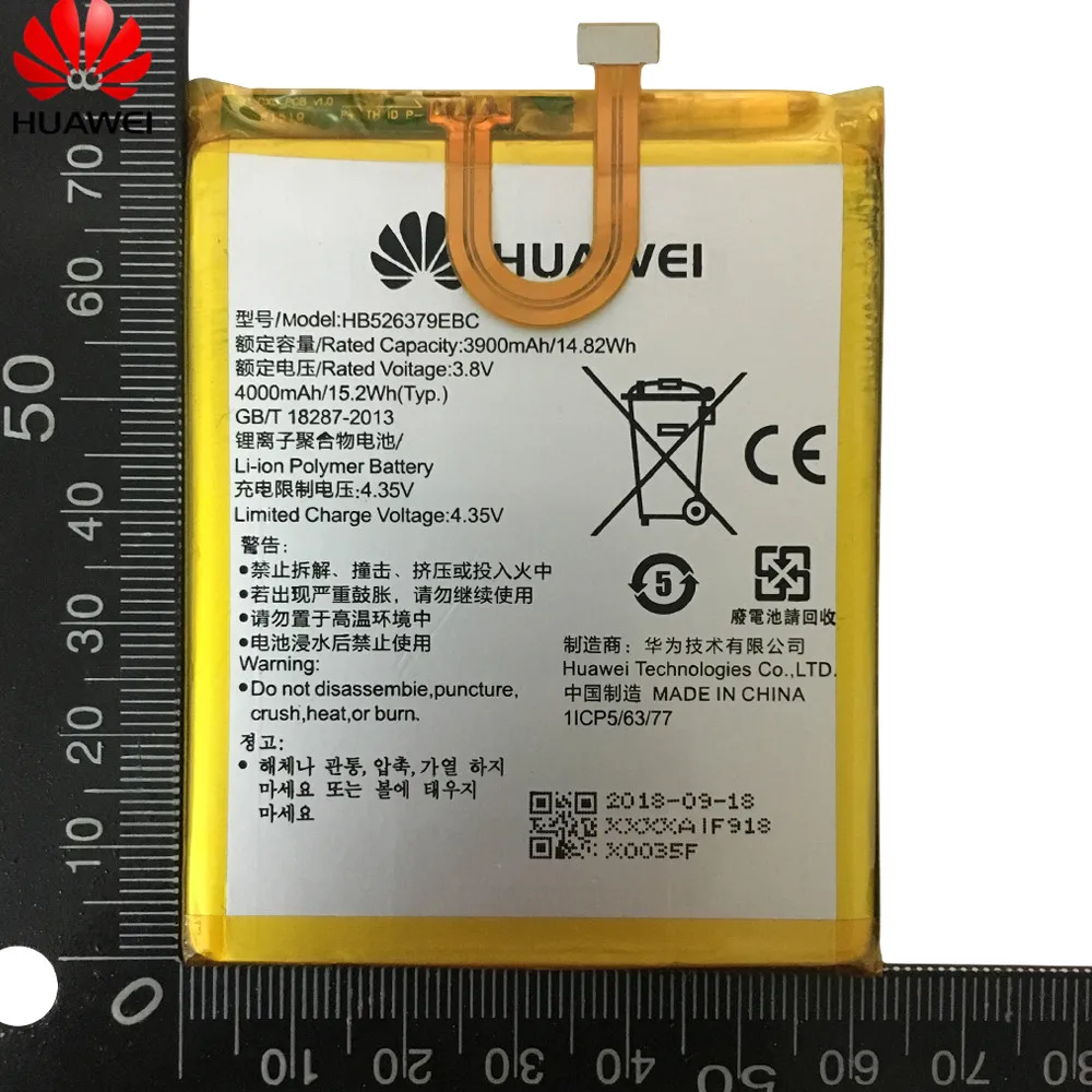 Original HB526379EBC phone battery For Huawei Y6 Pro Enjoy 5 HONOR 4c pro TIT-L01 TIT-TL00 -CL00 TIT-CL10 4000mAh Batterie Tools