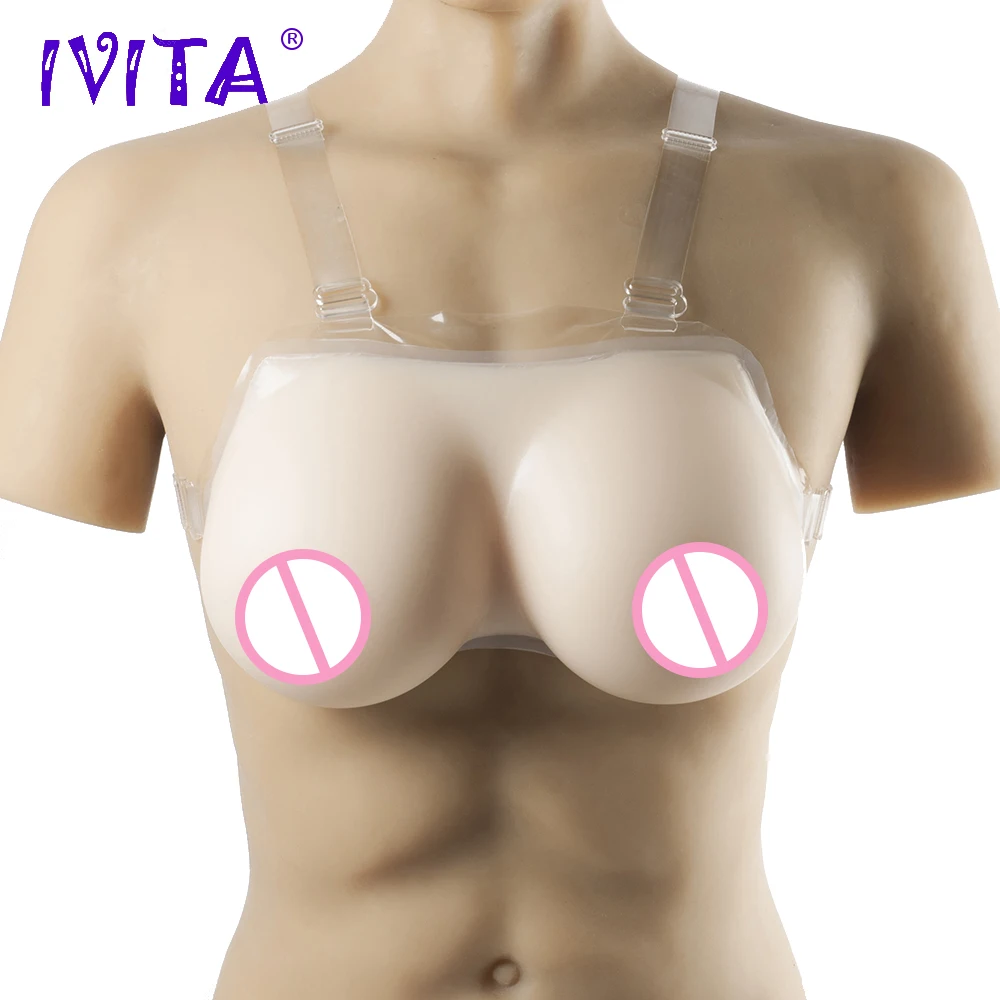 IVITA 2000 г реалистичные силиконовые формы груди поддельные грудь для Crossdressers