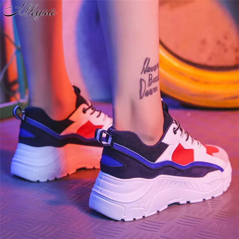 

Mhysa 2019 Spring Women Shoes New Chunky Sneakers For Women Vulcanize Shoes Casual Fashion Dad Shoes Platform Sneakers T216