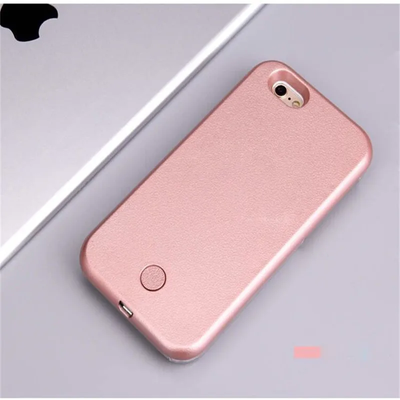 Luxury Luminous Phone Case For iPhone 6 6s 7 8 Plus 11 X Xr Xs Max Selfie Light Up Glowing Case Cover for iPhone 5 5s Phone Bag