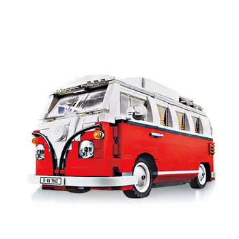 

New Hot Creators Expert Volkswagen T1 camper Bus Model Educational Building Blocks Sets Bricks Children Toys