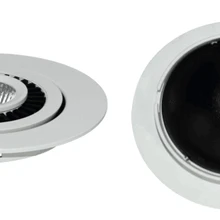 COB светодиодный потолочный светильник 5 Вт 360 градусов Вращающаяся лампа Встраиваемые Потолочные светильники регулируемые светильники теплый белый, холодный белый CE ROSH