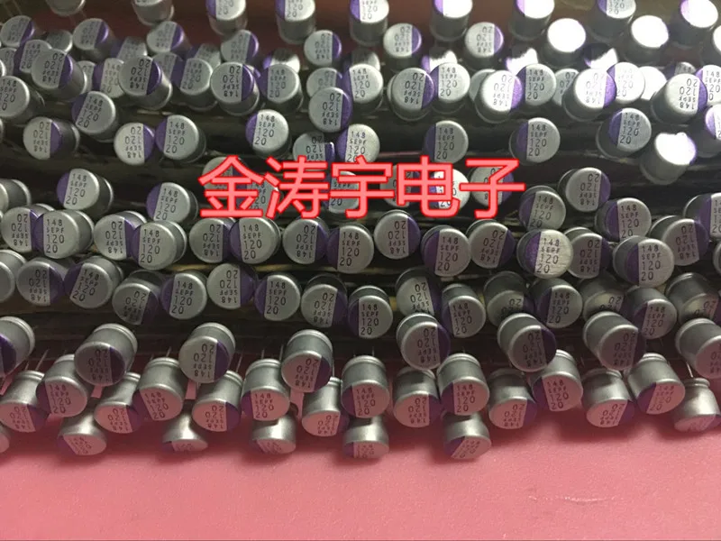 Японский импортный твердотельный конденсатор 20V120UF 6,3x6 SEPF твердотельный полимерный конденсатор 20SEPF120M(индуктор