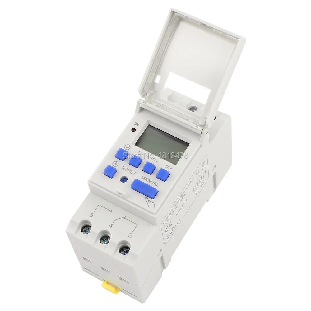 Digital LCD Weekly Programmable Timer Time Relay Switch THC15A DC24V