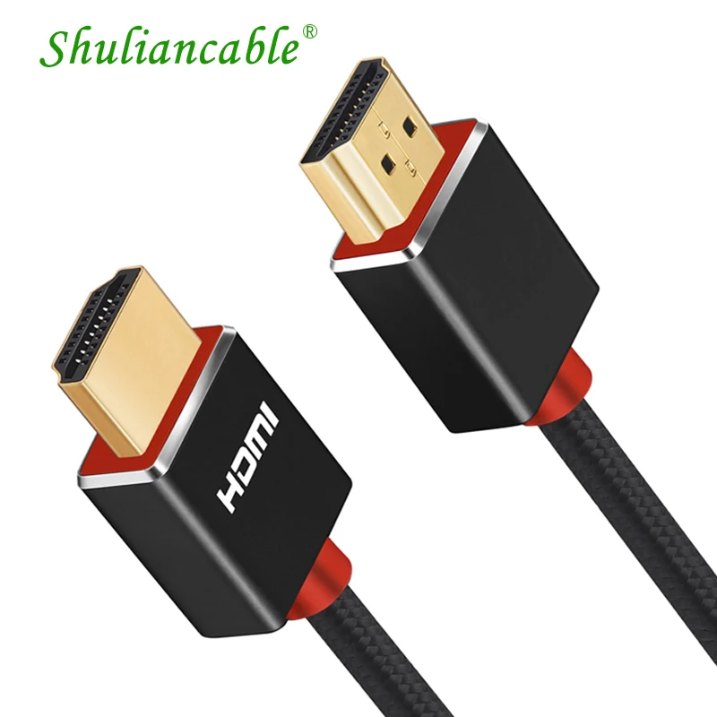 Shuliancable كابل HDMI 1.4 مع إيثرنت محول 1080 p 3D ل HDTV كمبيوتر محمول LCD العارض ps3 ps4 الكمبيوتر كابل 1 m 2 m 3 m 5 m 10 m Shuliancable كابل HDMI 1.4 مع إيثرنت محول 1080 p 3D ل HDTV كمبيوتر محمول LCD العارض ps3 ps4 الكمبيوتر كابل 1 m 2 m 3 m 5 m 10 m