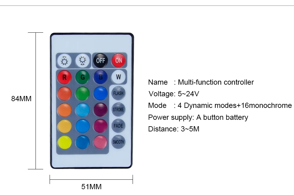 24-мя клавишами USB RGB светодиодный контроллер 5-24V ИК-пульт дистанционного управления RGB светодиодный диммер USB Интерфейс 4 Pin относится к 2835 5050 3528 Светодиодная лента RGB светильник