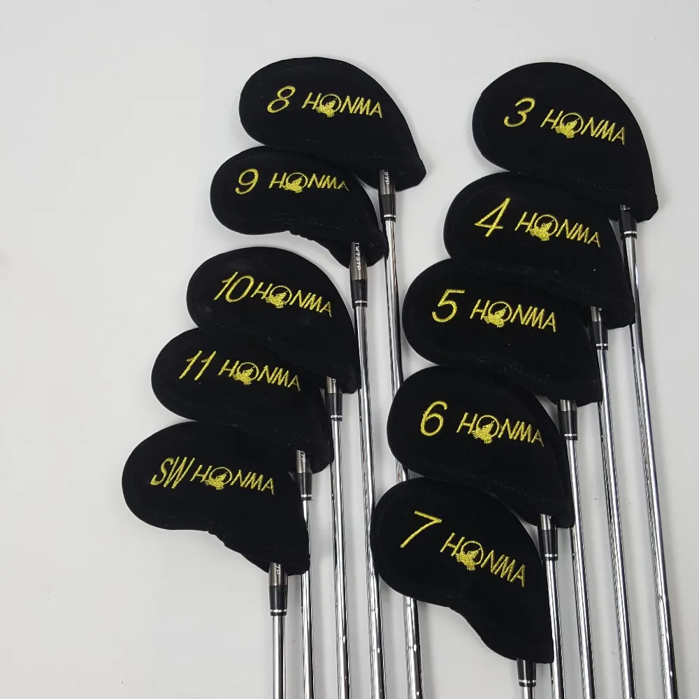 Утюги для гольфа HONMA Tour World TW737p iron group 4-11 S(9 шт.) черная голова стальной вал